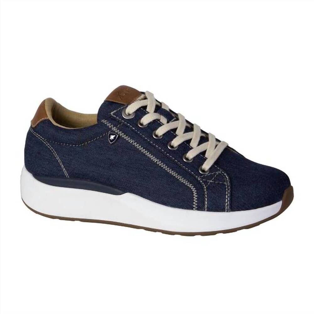 NEW XELERO women's heidi canvas sneaker in navy
